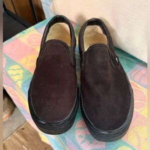 Vans Black Slip-On Shoes